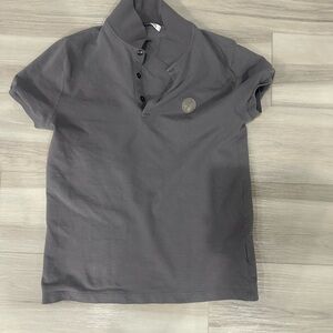 Versace Gray Polo Shirt